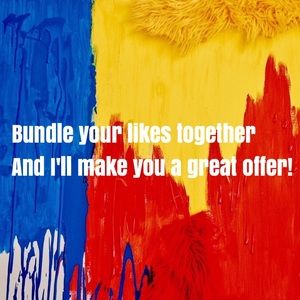 Bundle your likes for a great deal!